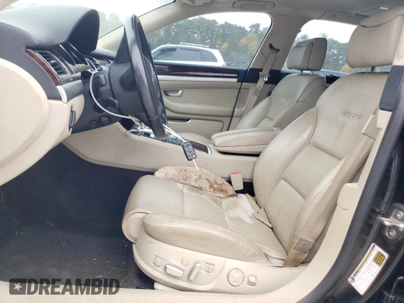 2009 Audi A8 L 4.2L with VIN WAUMV94E59N008542, listed as a Copart auction lot 79510954 with 172,396 mi miles and Salvage Title. Bid and sale history available at carsss.com. Image 7.