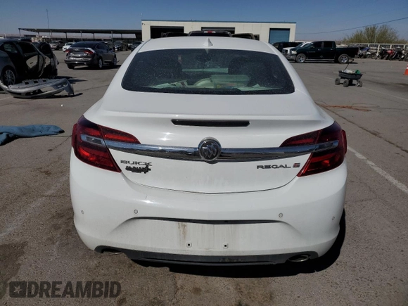 2017 Buick Regal Premium II with VIN 2G4GR5GX3H9134096, listed as a Copart auction lot 50752825 with 63,676 mi miles and Salvage title. Bid and sale history available at DreamBid. Image 6.