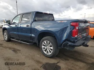 2021 Chevrolet Silverado 1500 Custom with VIN 3GCPYBEH1MG185453, listed as a Copart auction lot 78281804 with 75,380 mi miles and Salvage Title. Bid and sale history available at DreamBid. Image 2.
