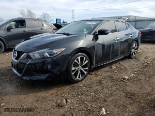 2018 Nissan Maxima SL with VIN 1N4AA6AP3JC405260, listed as a Copart auction lot 48235955 with 68,084 mi miles and Salvage Title. Bid and sale history available at carsss.com. Image 1.