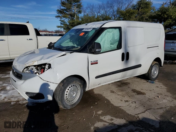 2022 Ram ProMaster City Cargo Tradesman with VIN ZFBHRFABXN6W46018, listed as a Copart auction lot 89099025 with Not Provided miles and Salvage Title. Bid and sale history available at DreamBid. Image 1.