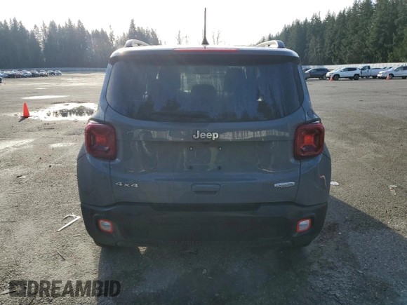 2021 Jeep Renegade Latitude with VIN ZACNJDB16MPN29515, listed as a Copart auction lot 88277775 with 8,642 mi miles and Salvage title. Bid and sale history available at DreamBid. Image 6.