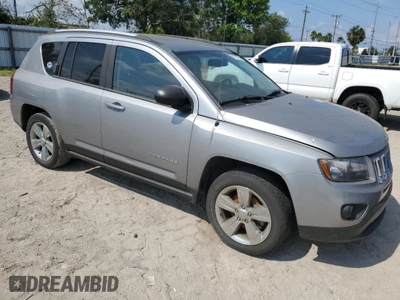2016 Jeep Compass Sport with VIN 1C4NJCBA3GD611556, listed as a Copart auction lot 55227345 with Not Provided miles and Salvage Title. Bid and sale history available at DreamBid. Image 4.