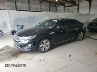 2014 Kia Optima Hybrid EX with VIN KNAGN4AD9E5068880, listed as a Copart auction lot 54985055 with 0 mi miles and Clean Title. Bid and sale history available at carsss.com. Image 1.
