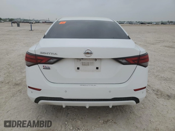 2020 Nissan Sentra S with VIN 3N1AB8BV9LY301210, listed as a Copart auction lot 50958345 with 96,299 mi miles and Salvage Title. Bid and sale history available at DreamBid. Image 6.