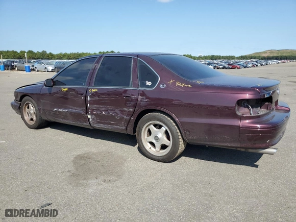 1996 Chevrolet Caprice Classic 1SA Special Value Pkg with VIN 1G1BL52P5TR180284, listed as a Copart auction lot 71235474 with NaN miles and Salvage Title. Bid and sale history available at carsss.com. Image 2.