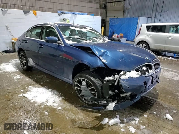 2022 BMW 3 Series 330i xDrive with VIN 3MW5R7J02N8C69694, listed as a Copart auction lot 45008325 with 0 mi miles and Salvage Title. Bid and sale history available at carsss.com. Image 11.