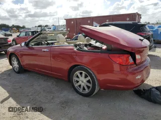 2008 Chrysler Sebring Limited with VIN 1C3LC65M58N179433, listed as a Copart auction lot 77661614 with 0 mi miles and Non Repairable. Bid and sale history available at carsss.com. Image 2.