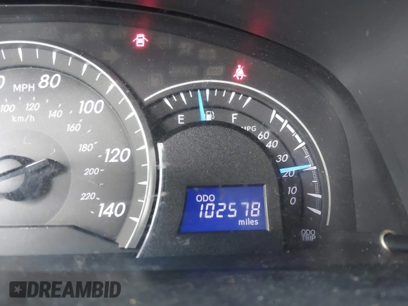 2012 Toyota Camry L with VIN 4T1BF1FK4CU098710, listed as a IAAI auction lot 41945757 with 102,578 mi miles. Bid and sale history available at carsss.com. Image 15.