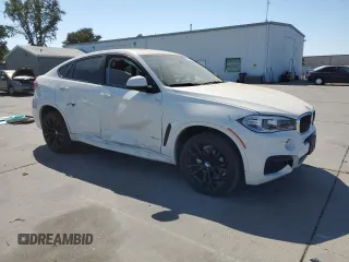 2017 BMW X6 xDrive35i with VIN 5UXKU2C37H0X47572, listed as a Copart auction lot 67859483 with 77,963 mi miles. Bid and sale history available at carsss.com. Image 4.