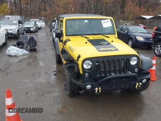 2015 Jeep Wrangler Sport with VIN 1C4AJWAGXFL729114, listed as a IAAI auction lot 40897295 with 130,293 mi miles. Bid and sale history available at carsss.com. Image 1.