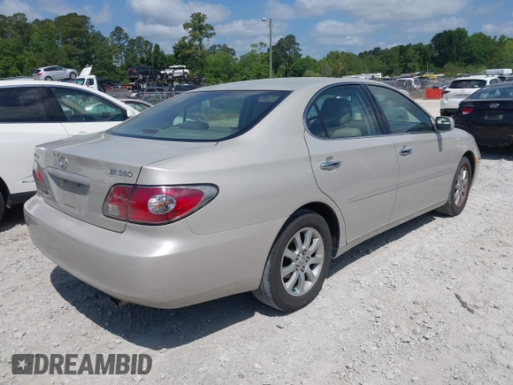 2004 Lexus ES 350 with VIN JTHBA30G745054178, listed as a IAAI auction lot 42138948 with 225,049 mi miles and . Bid and sale history available at DreamBid. Image 4.