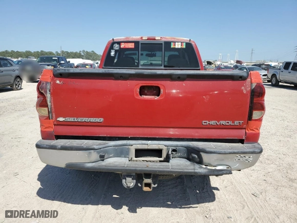 2005 Chevrolet Silverado 1500 LT with VIN 2GCEC19T751280382, listed as a Copart auction lot 52693195 with 260,595 mi miles and Clean Title. Bid and sale history available at carsss.com. Image 6.