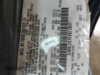 2012 Lincoln MKZ с VIN 3LNHL2JC9CR812847, выставлен на аукционе Copart как лот 58186205 с пробегом 136 855 миль миль и Списание • Salvage title. История ставок и продаж доступна на DreamBid. Изображение 13.