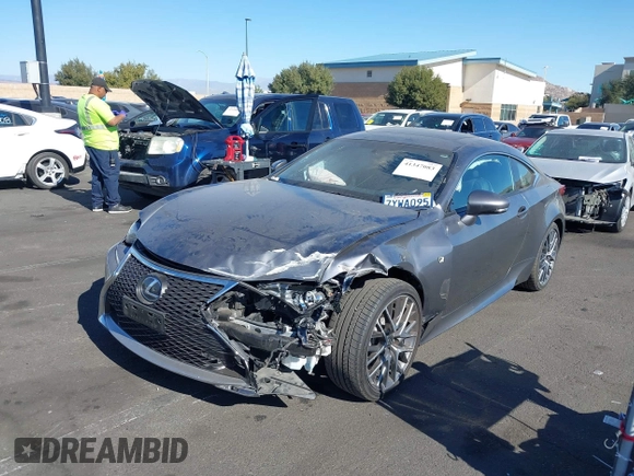 2017 Lexus RC 200t with VIN JTHHA5BCXH5005482, listed as a IAAI auction lot 41347083 with 85,763 mi miles and . Bid and sale history available at DreamBid. Image 6.