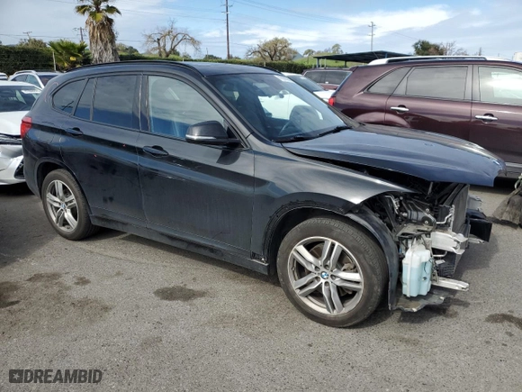 2018 BMW X1 sDrive28i with VIN WBXHU7C3XJ5L06006, listed as a Copart auction lot 47666595 with 56,142 mi miles and Salvage Title. Bid and sale history available at carsss.com. Image 4.