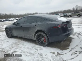 2023 Tesla Model S Plaid with VIN 5YJSA1E66PF502841, listed as a Copart auction lot 45660445 with 29,860 mi miles and Salvage title. Bid and sale history available at DreamBid. Image 2.