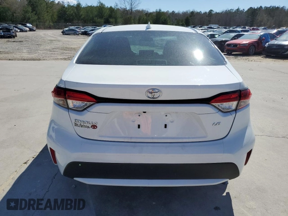 2022 Toyota Corolla LE with VIN 5YFEPMAE6NP286145, listed as a Copart auction lot 48656315 with 3,657 mi miles and Salvage Title. Bid and sale history available at carsss.com. Image 6.