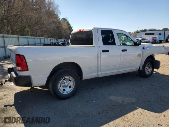 2020 Ram 1500 Classic Tradesman with VIN 1C6RR6FG7LS127929, listed as a Copart auction lot 46794285 with 94,672 mi miles and Salvage Title. Bid and sale history available at carsss.com. Image 3.
