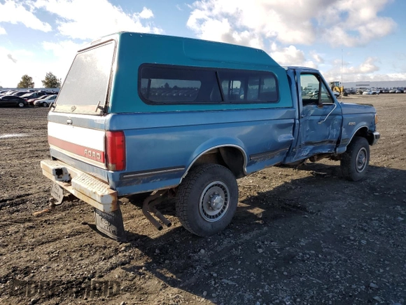1991 Ford F-250 with VIN 2FTHF26G8MCA54999, listed as a Copart auction lot 80223084 with 445,684 mi miles and Salvage Title. Bid and sale history available at DreamBid. Image 3.