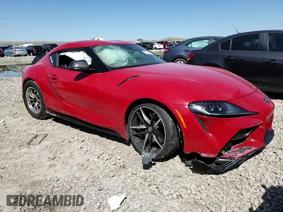 2021 Toyota Supra 3.0 with VIN WZ1DB0C0XMW044230, listed as a Copart auction lot 53186205 with Not provided miles and Salvage title. Bid and sale history available at DreamBid. Image 11.