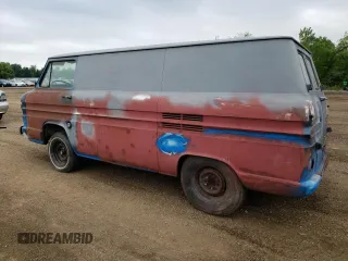 1962 Chevrolet Chevy Van z VIN 2R125S107554, wystawiony jako Copart lot #65285364 z przebiegiem 12 862 mil mil oraz Czysty tytuł • Clean title. Historia ofert i sprzedaży dostępna na DreamBid. Obrazek 2.