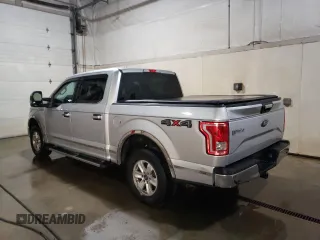 2017 Ford F-150 XL with VIN 1FTEW1EG8HKD36107, listed as a Copart auction lot 46004555 with 129,387 mi miles and Clean Title. Bid and sale history available at carsss.com. Image 2.