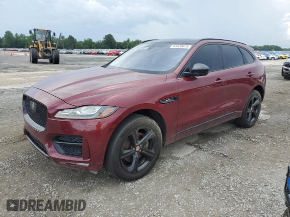 2017 Jaguar F-Pace 35t R-Sport with VIN SADCL2BV6HA495985, listed as a Copart auction lot 63428675 with 134,403 mi miles and Clean title. Bid and sale history available at DreamBid. Image 1.