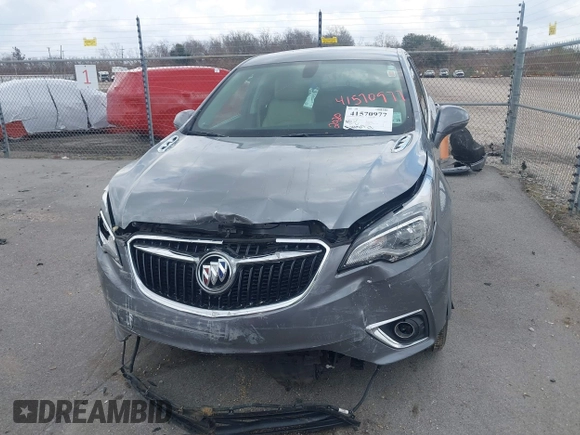 2020 Buick Envision Preferred with VIN LRBFXBSA4LD085332, listed as a IAAI auction lot 41570977 with 34,907 mi miles and . Bid and sale history available at carsss.com. Image 13.