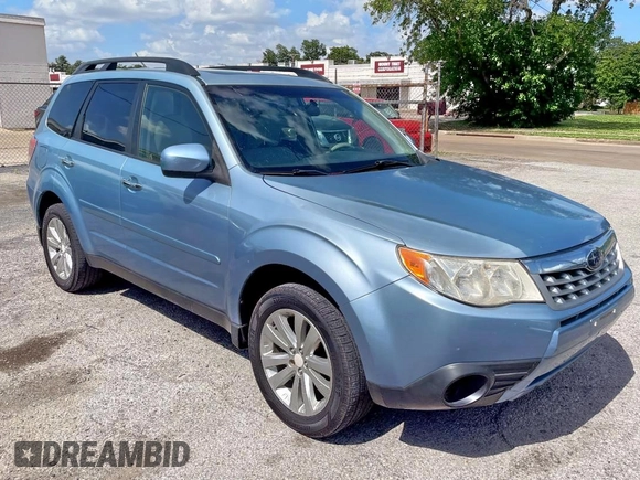 2012 Subaru Forester X Premium with VIN JF2SHBDC5CH406302, listed as a Copart auction lot 62221225 with 225,830 mi miles and Clean title. Bid and sale history available at DreamBid. Image 1.