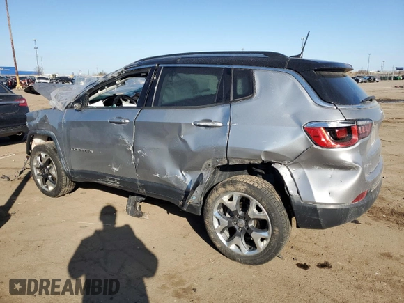 2018 Jeep Compass Limited with VIN 3C4NJDCBXJT252415, listed as a Copart auction lot 53478485 with 89,482 mi miles and Clean Title. Bid and sale history available at carsss.com. Image 2.