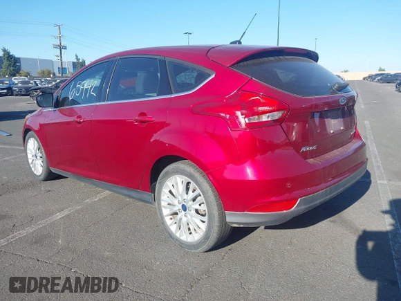 2017 Ford Focus Titanium with VIN 1FADP3N21HL279743, listed as a IAAI auction lot 41965942 with 92,862 mi miles and . Bid and sale history available at carsss.com. Image 3.