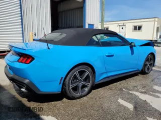 2024 Ford Mustang EcoBoost with VIN 1FAGP8UH7R5132705, listed as a Copart auction lot 50795905 with 20,172 mi miles and Clean Title. Bid and sale history available at carsss.com. Image 3.