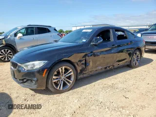 2015 BMW 4 Series 428i xDrive with VIN WBA4C9C58FG135373, listed as a Copart auction lot 58545155 with 122,732 mi miles and Salvage title. Bid and sale history available at DreamBid. Image 1.