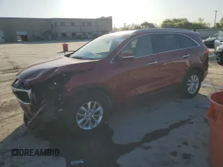 2017 Kia Sorento LX with VIN 5XYPG4A3XHG297987, listed as a Copart auction lot 50171545 with 108,048 mi miles and Salvage Title. Bid and sale history available at carsss.com. Image 1.