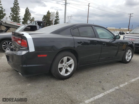 2013 Dodge Charger SE with VIN 2C3CDXBG1DH550348, listed as a Copart auction lot 53571775 with 154,665 mi miles and Salvage Title. Bid and sale history available at carsss.com. Image 3.
