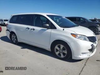 2013 Toyota Sienna L with VIN 5TDZK3DC3DS396354, listed as a Copart auction lot 46595645 with 429,245 mi miles and Salvage Title. Bid and sale history available at carsss.com. Image 4.