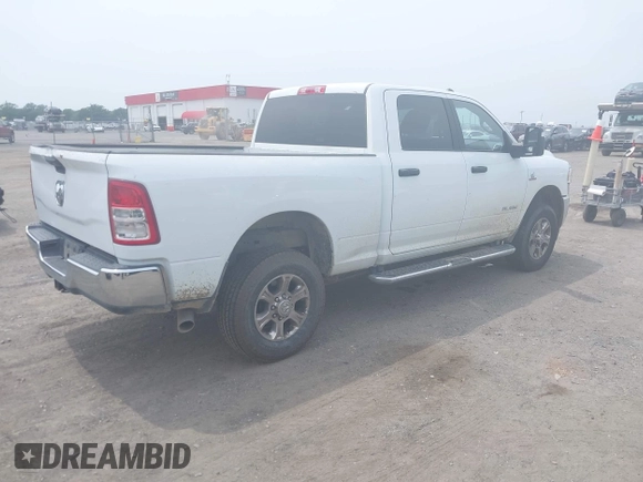 2023 Ram 2500 Big Horn with VIN 3C6UR5DL4PG651105, listed as a IAAI auction lot 42397597 with 53,829 mi miles and . Bid and sale history available at DreamBid. Image 4.