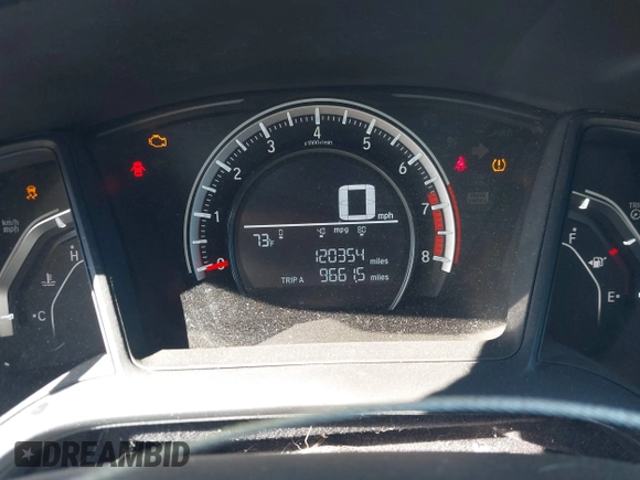 2017 Honda Civic LX z VIN 19XFC2F58HE012626, wystawiony jako IAAI lot #41458898 z przebiegiem 120 354 mil mil oraz . Historia ofert i sprzedaży dostępna na DreamBid. Obrazek 7.