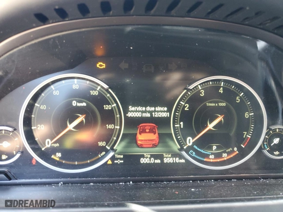 2012 BMW 6 Series 650i with VIN WBALZ3C53CDL70543, listed as a Copart auction lot 47107745 with 95,616 mi miles and Salvage Title. Bid and sale history available at carsss.com. Image 9.