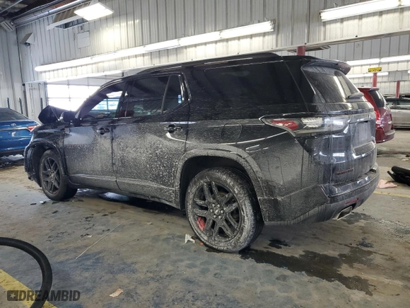2021 Chevrolet Traverse Premier with VIN 1GNEVKKW1MJ145432, listed as a Copart auction lot 46148735 with 65,719 mi miles and Salvage Title. Bid and sale history available at carsss.com. Image 2.