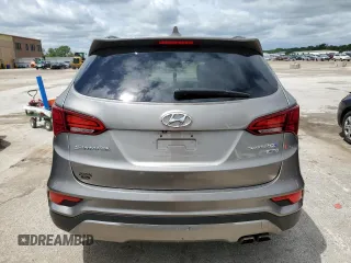 2017 Hyundai Santa Fe 2.0T with VIN 5XYZUDLA9HG437458, listed as a Copart auction lot 57751415 with 117,469 mi miles and Salvage title. Bid and sale history available at DreamBid. Image 6.