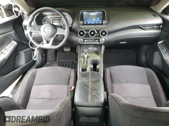 2024 Nissan Sentra SR with VIN 3N1AB8DV5RY244364, listed as a Copart auction lot 51608085 with 34,199 mi miles and Salvage title. Bid and sale history available at DreamBid. Image 8.