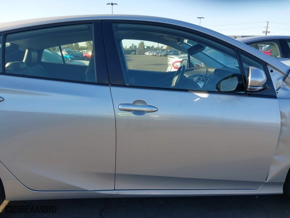 2019 Toyota Prius L Eco with VIN JTDKARFU0K3097075, listed as a IAAI auction lot 41751482 with 16,558 mi miles. Bid and sale history available at carsss.com. Image 14.