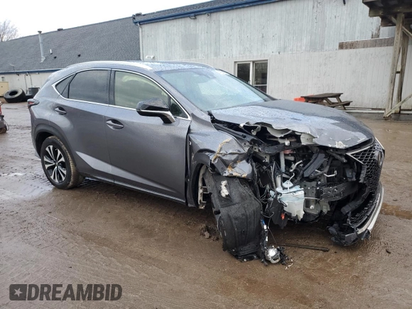 2020 Lexus NX with VIN JTJSARDZ1L5016411, listed as a Copart auction lot 47834075 with 60,727 mi miles and Non Repairable. Bid and sale history available at carsss.com. Image 4.
