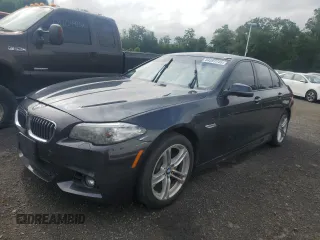 2014 BMW 5 Series 528i xDrive with VIN WBA5A7C52ED616475, listed as a Copart auction lot 64597745 with 91,306 mi miles and Salvage title. Bid and sale history available at DreamBid. Image 1.