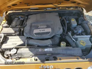 2014 Jeep Wrangler Sport with VIN 1C4AJWAG6EL315052, listed as a Copart auction lot 48494835 with 82,756 mi miles and Salvage Title. Bid and sale history available at carsss.com. Image 12.