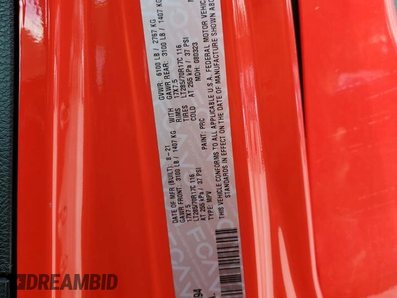 2021 Jeep Wrangler Unlimited Rubicon with VIN 1C4JJXFM3MW732694, listed as a Copart auction lot 54903565 with 70,532 mi miles and Salvage title. Bid and sale history available at DreamBid. Image 13.