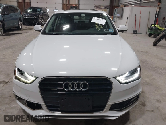 2016 Audi A4 Premium Plus with VIN WAUFFAFL9GN015395, listed as a IAAI auction lot 41486222 with 35,809 mi miles. Bid and sale history available at carsss.com. Image 12.