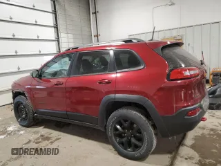 2017 Jeep Cherokee Trailhawk L Plus with VIN 1C4PJMBS5HD224239, listed as a Copart auction lot 45288285 with 106,553 mi miles and Salvage Title. Bid and sale history available at carsss.com. Image 2.